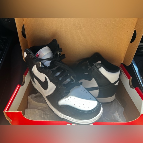 Nike Panda High Dunks 7.5w 6m - Picture 4 of 7